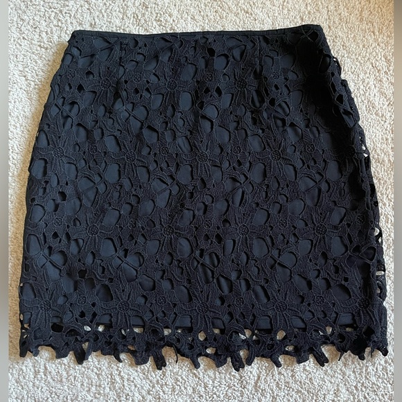 NWOT Urban Outfitters Kimchi Blue Black Lace Skirt So Unique! - Picture 7 of 8